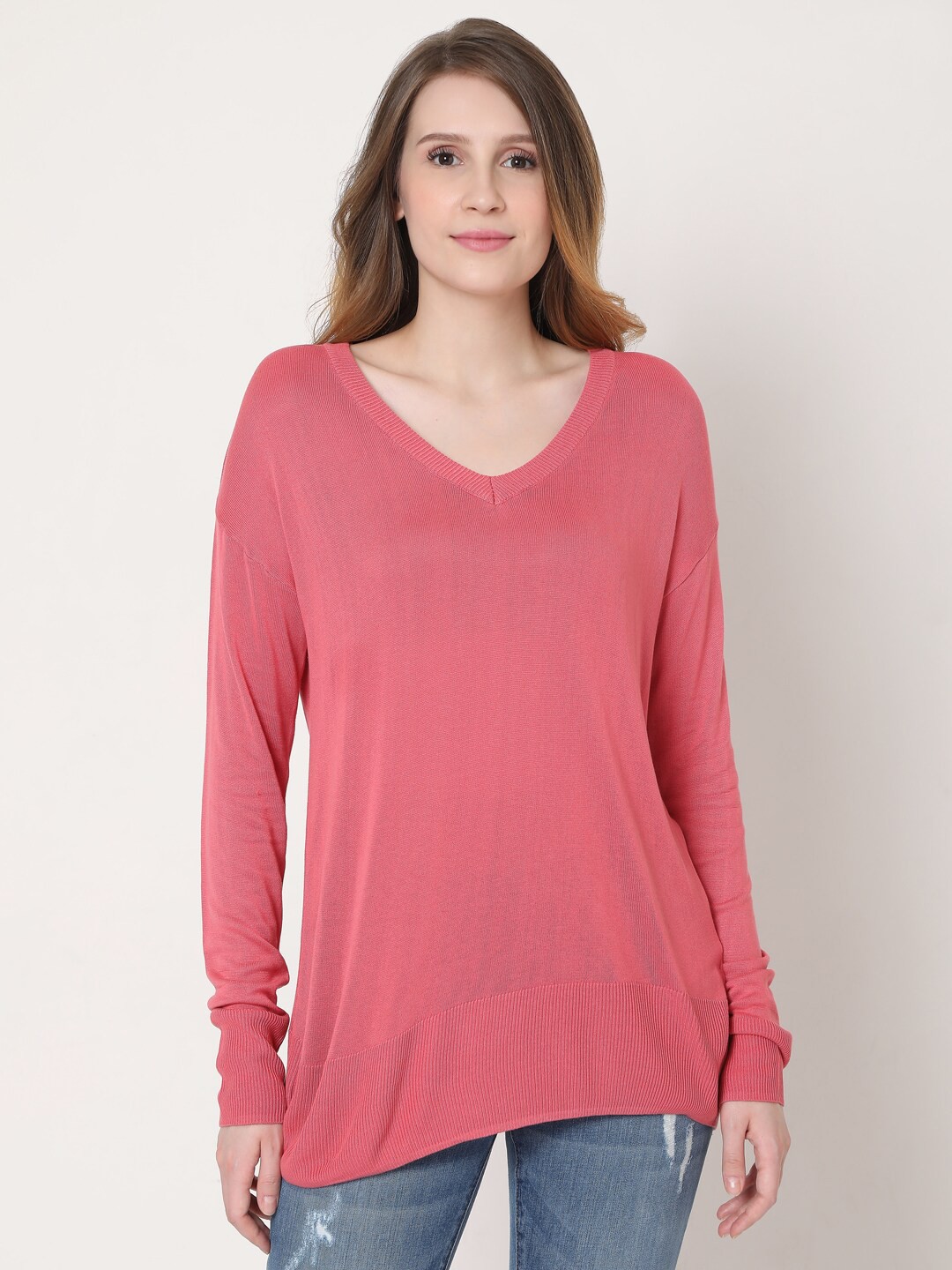 

Vero Moda Women Pink Pullover