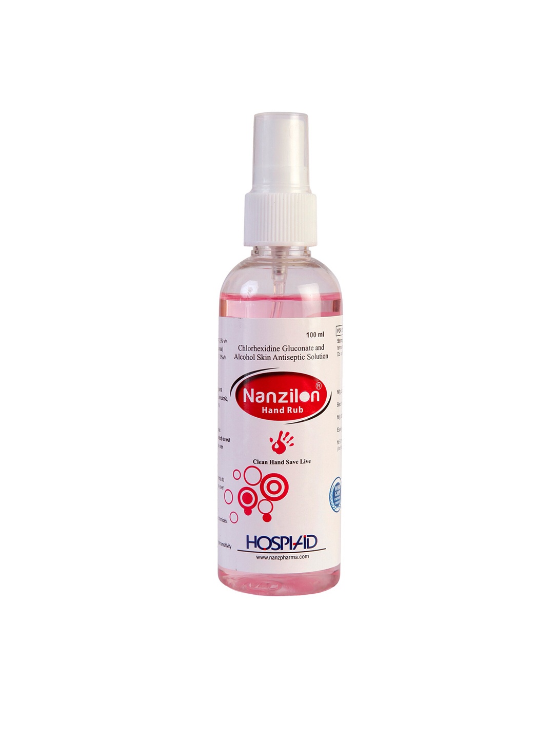 

Nanzilon Hand Sanitizer Spray - 100 ml, Pink