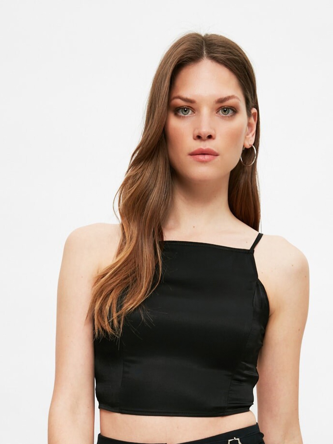 

Trendyol Black Solid Top