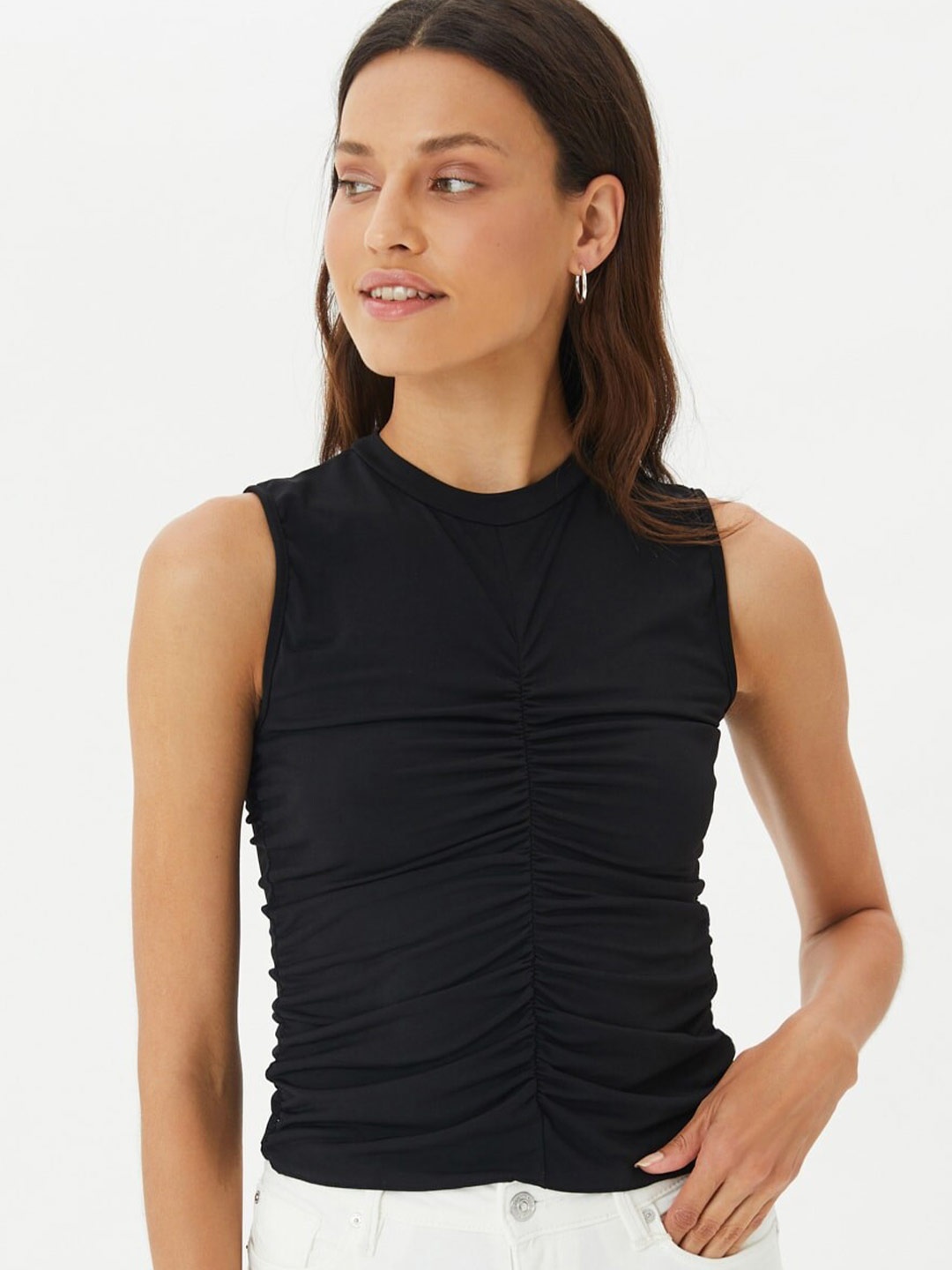 

Trendyol Stylish Black Solid Top