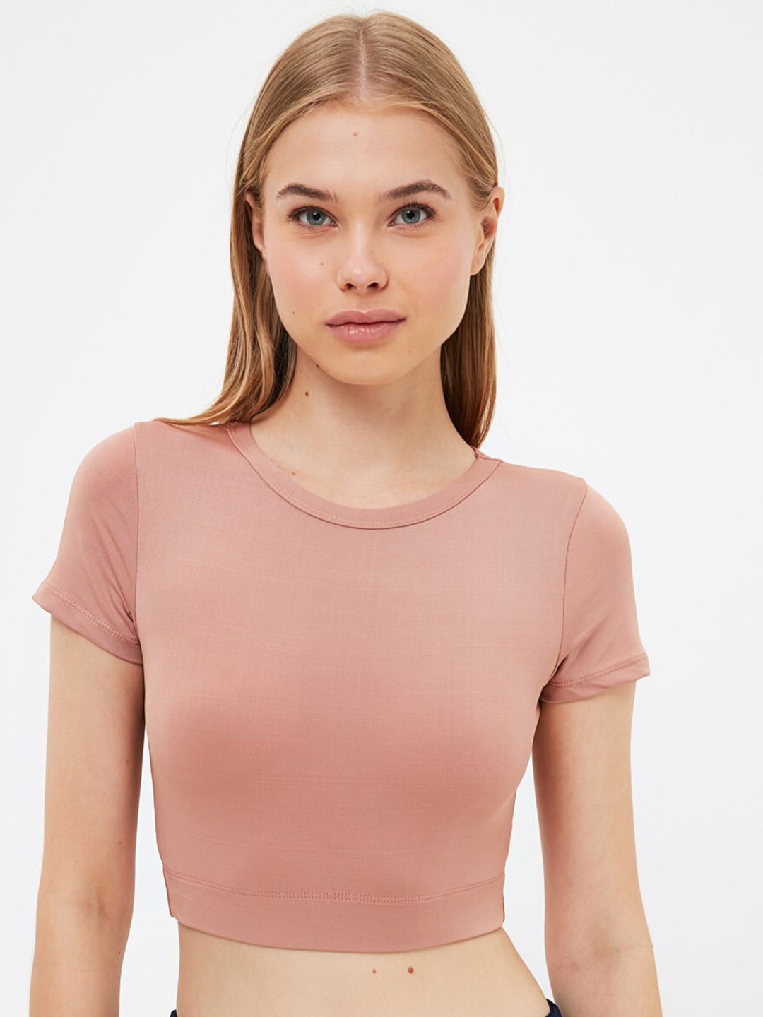 

Trendyol Camel Brown Solid Top