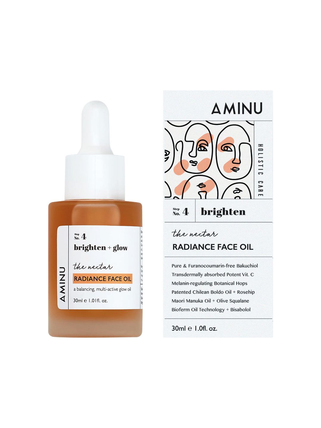 

AMINU Brightening Radiance Face Oil, Orange