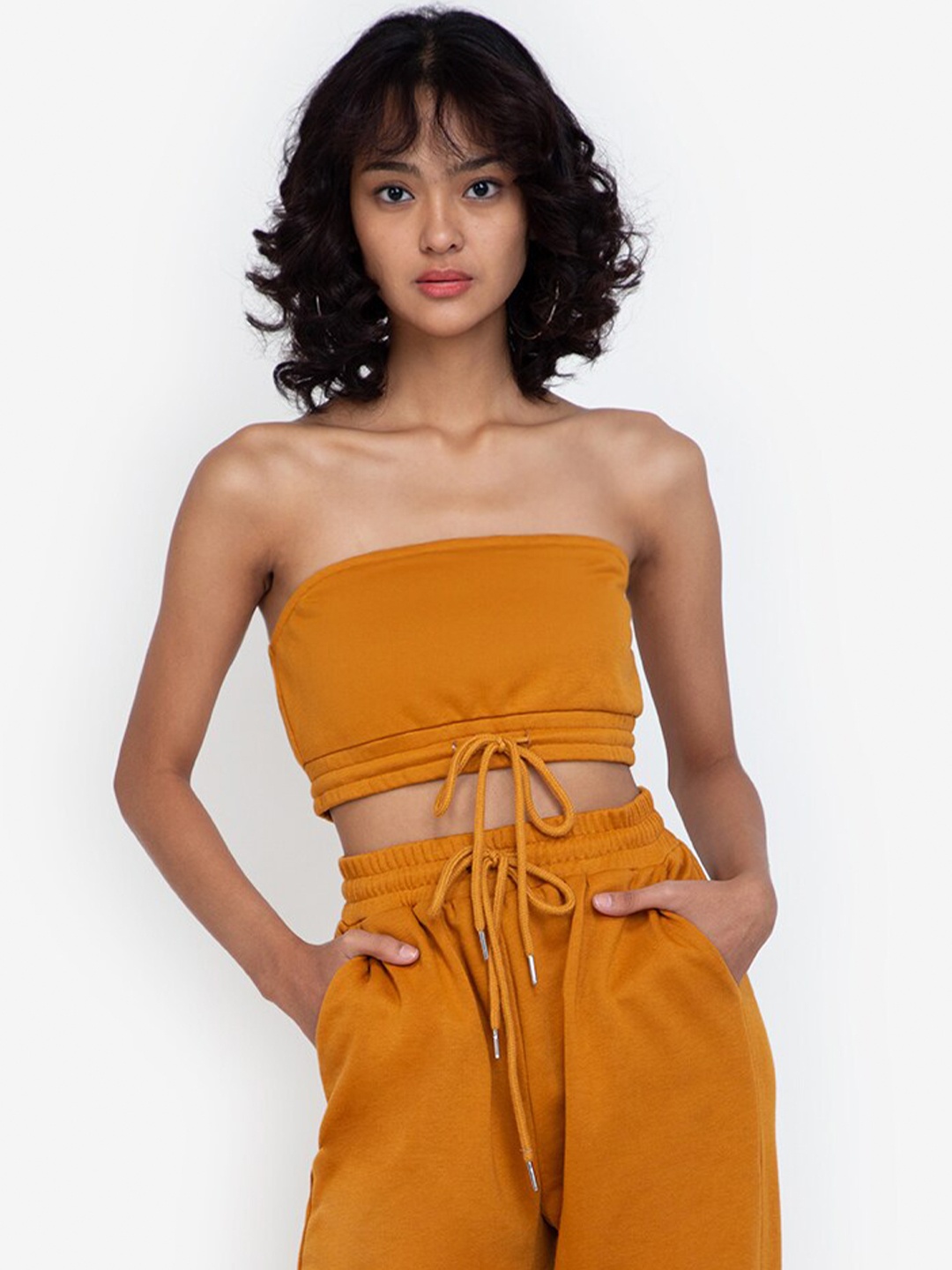 

ZALORA BASICS Yellow Tube Top