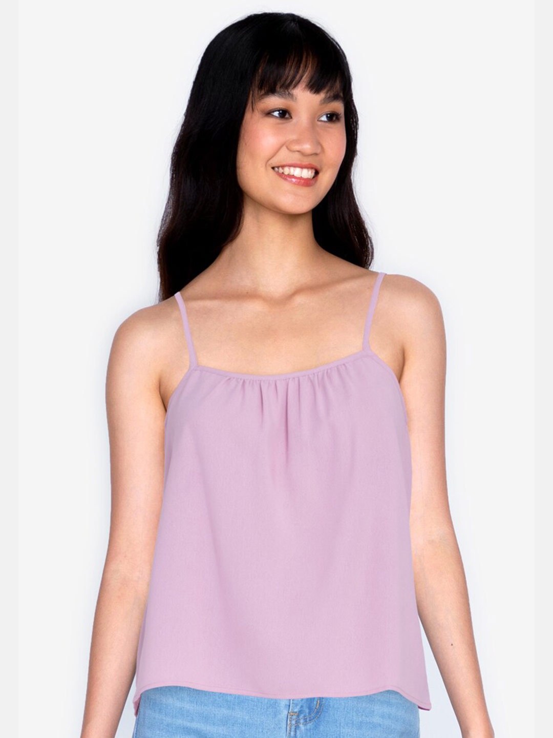 

ZALORA BASICS Pink Cami Top