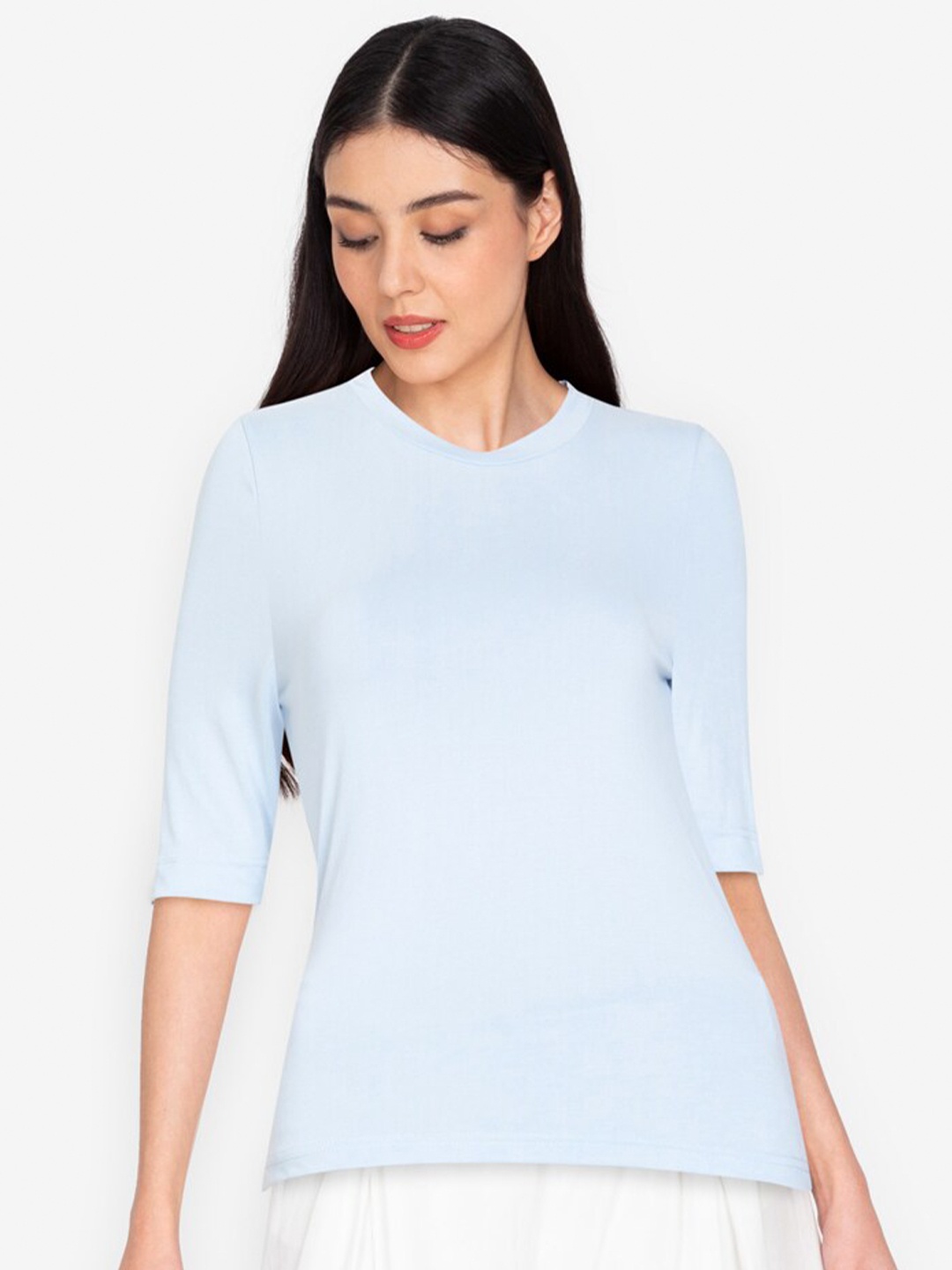 

ORIGIN BY ZALORA Blue Fitted Top