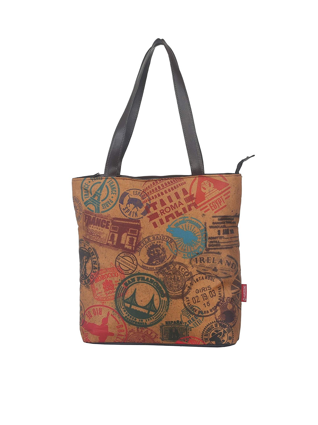 

Harissons Unisex Brown & Blue Messenger Bag