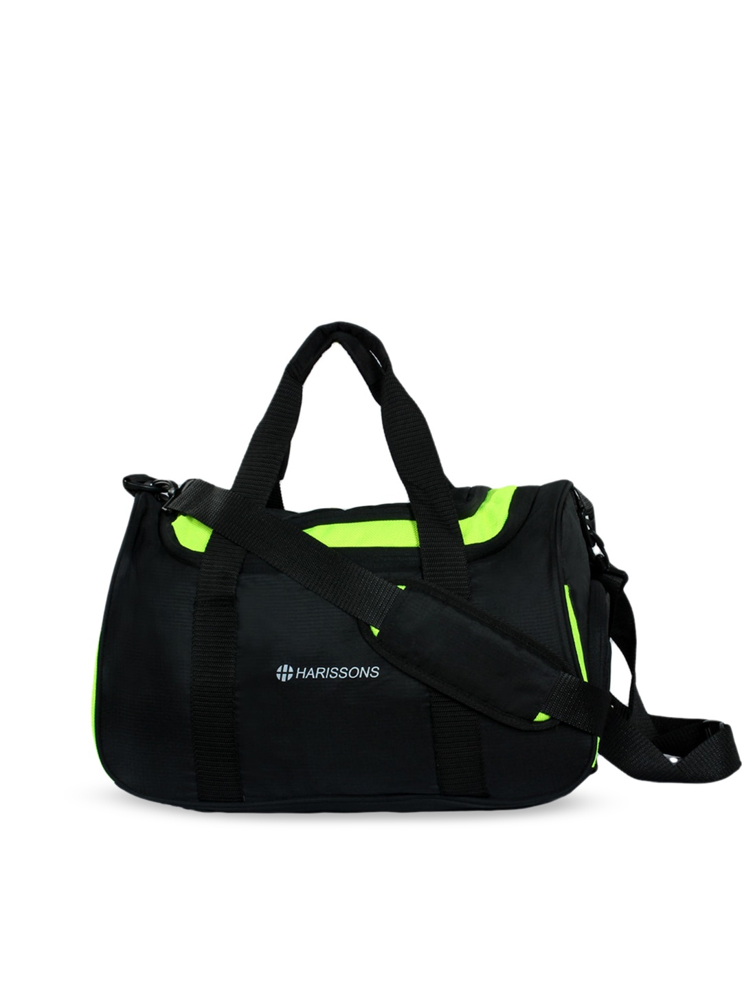 

Harissons Black & Neon Green Float Gym Duffle Travel Bag