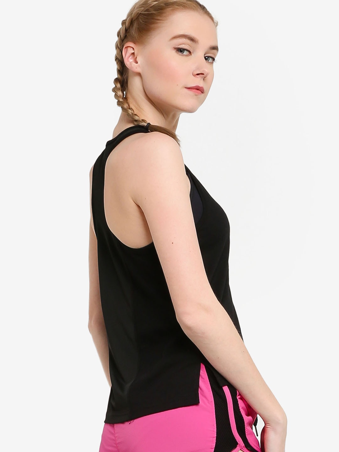 

ZALORA ACTIVE Black Tank Top