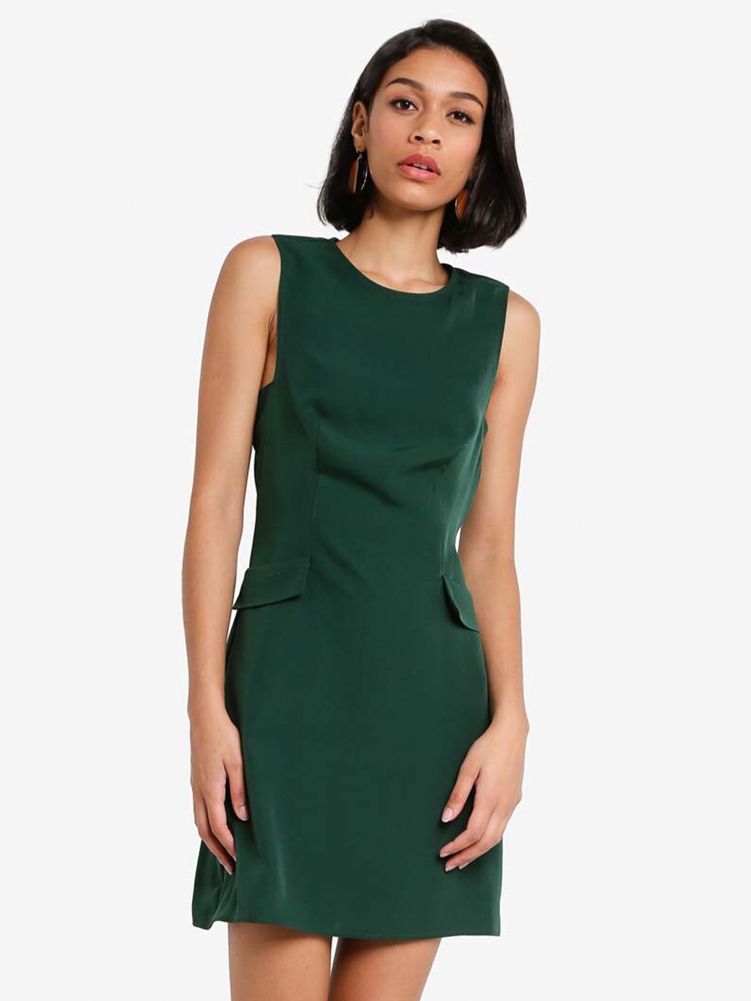 

ZALORA BASICS Green Sheath Dress