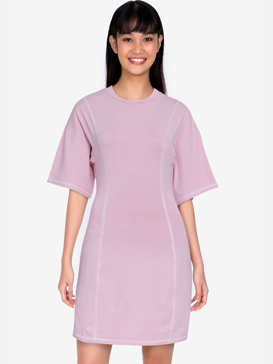 

ZALORA BASICS Pink Sheath Dress