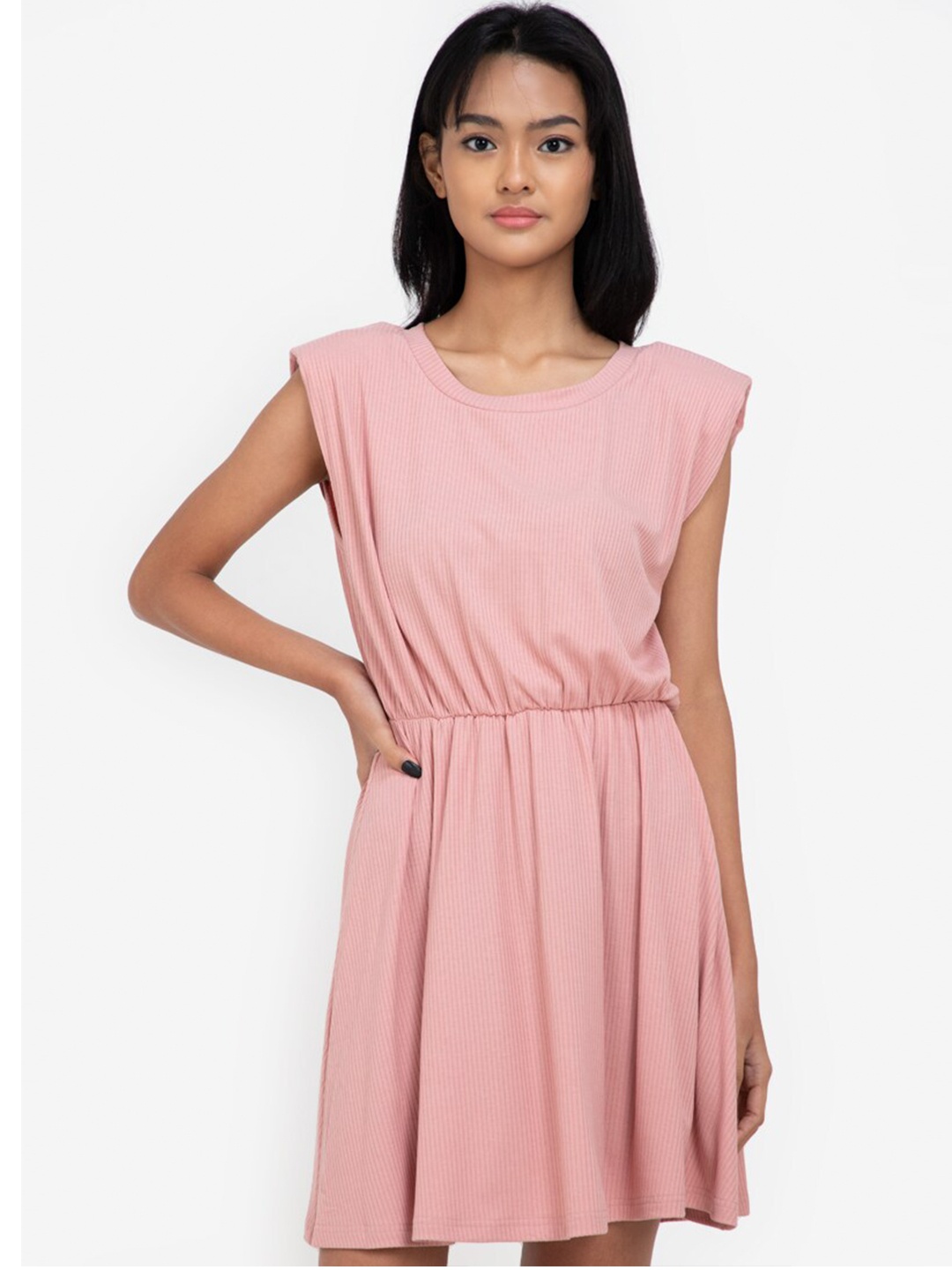 

ZALORA BASICS Pink Dress