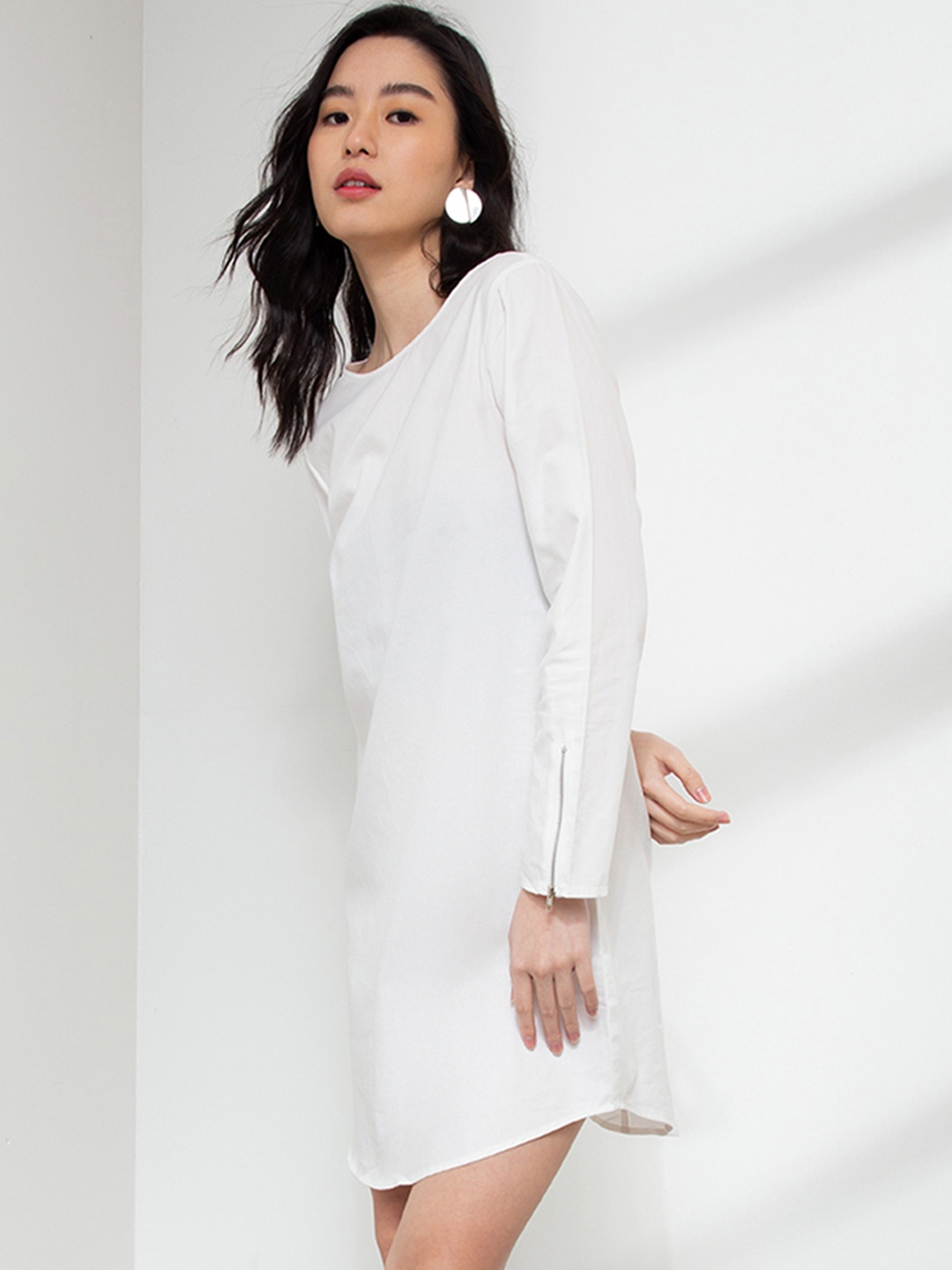 

ORIGIN BY ZALORA White Organic Cotton A-Line Dress