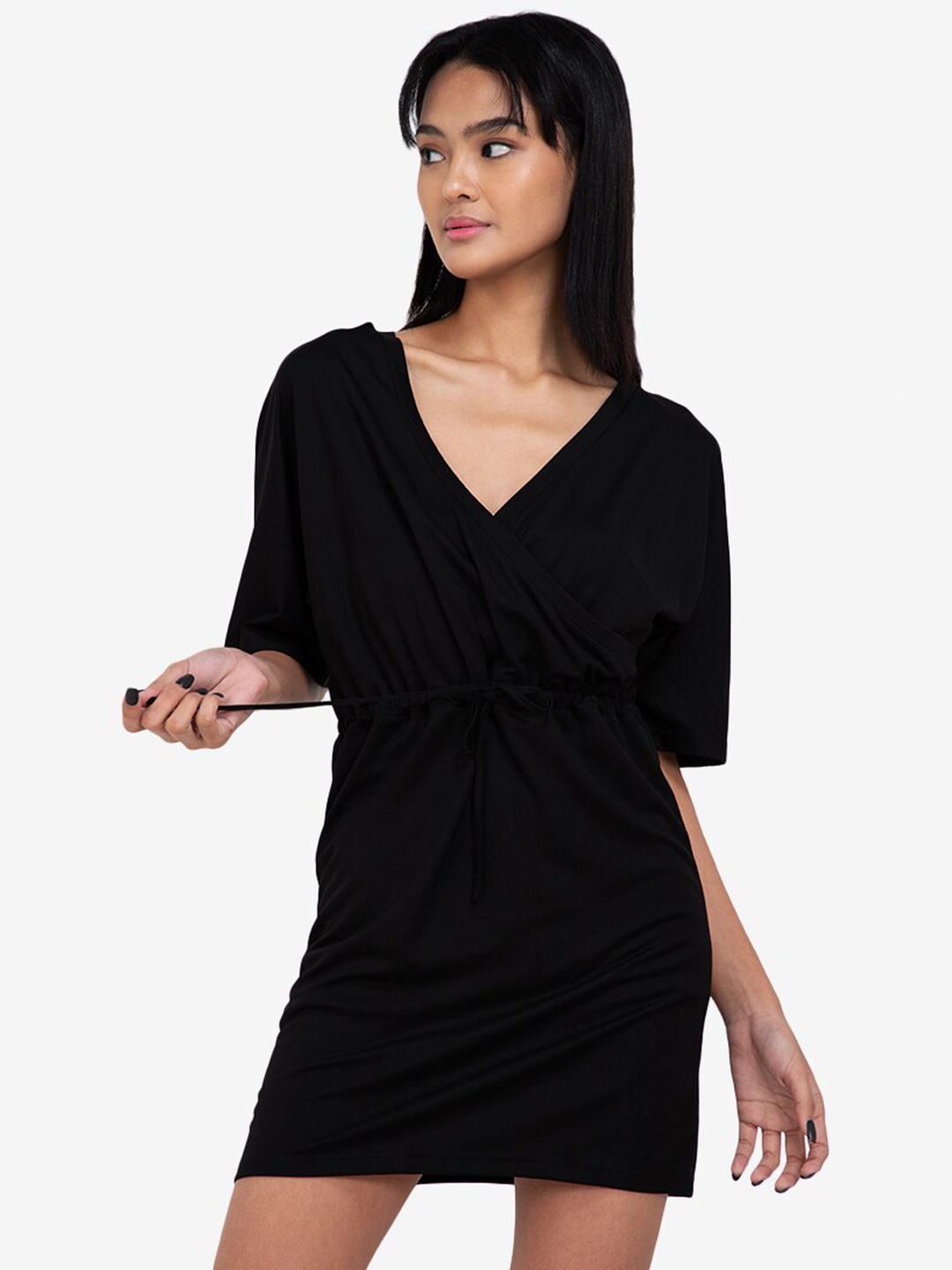 

ZALORA BASICS Black Mini Dress
