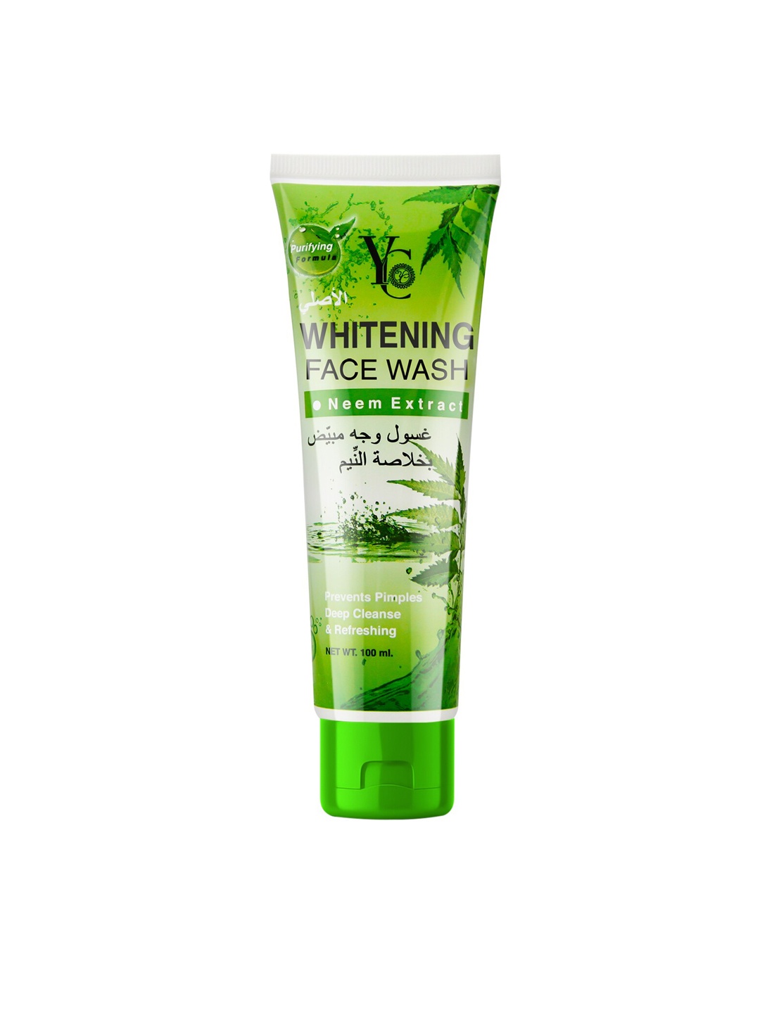 

Yc Green Whitening Neem Extract Face Wash 100 Ml