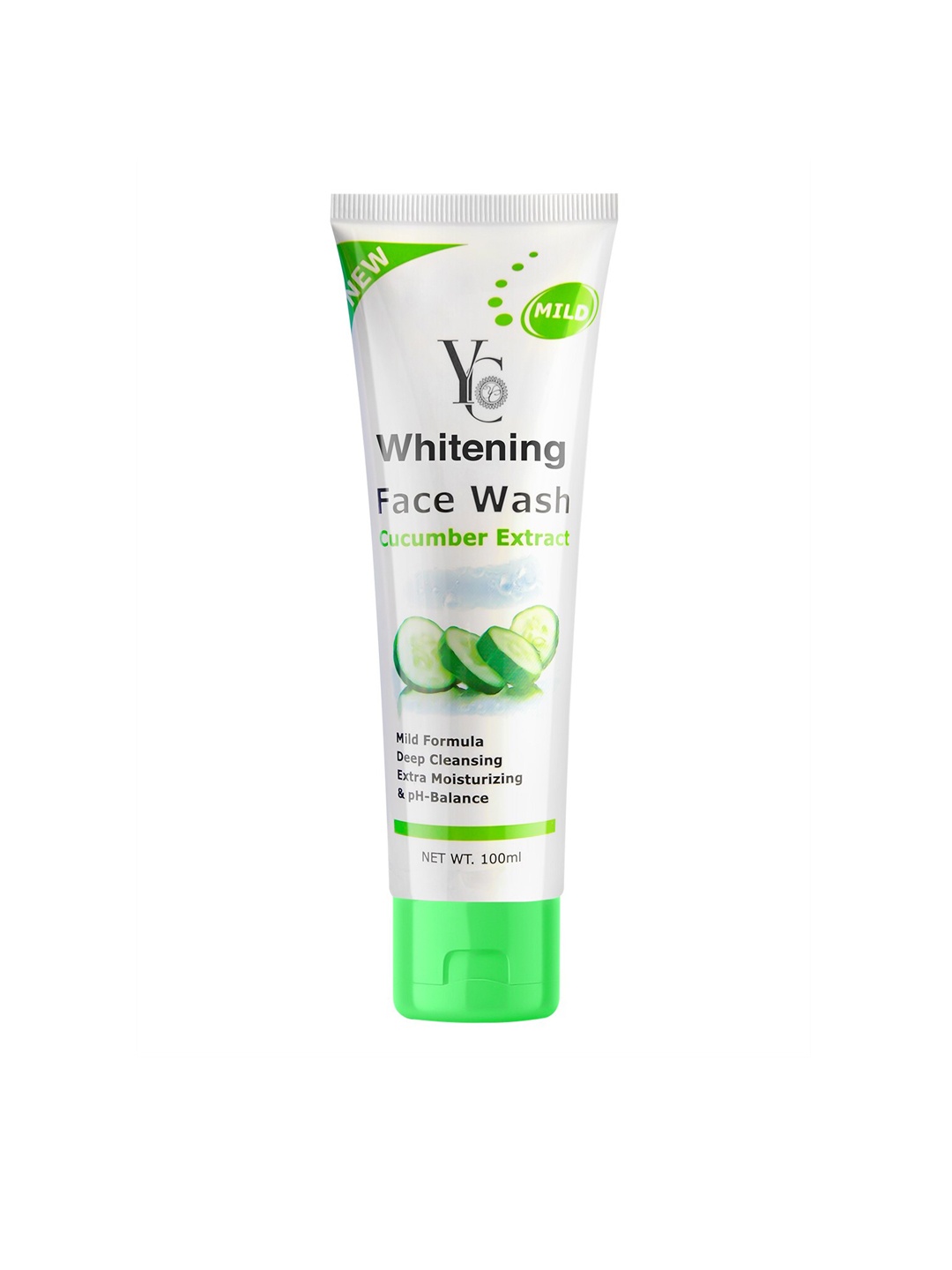 

Yc Whitening Face Wash Cucumber Extract - 100 ml, White