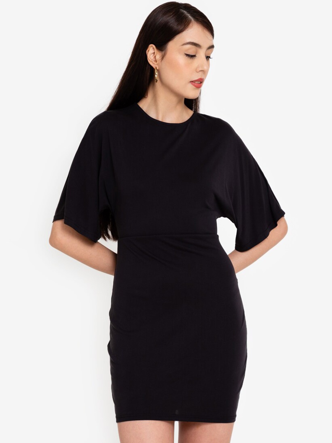 

ORIGIN BY ZALORA Black Sheath Mini Dress