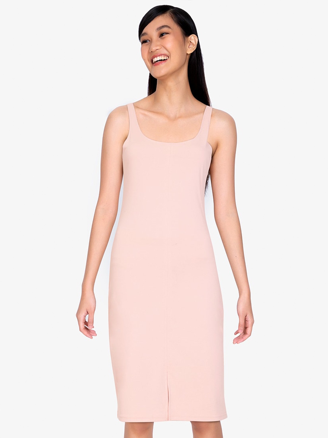 

ZALORA BASICS Pink Bodycon Dress