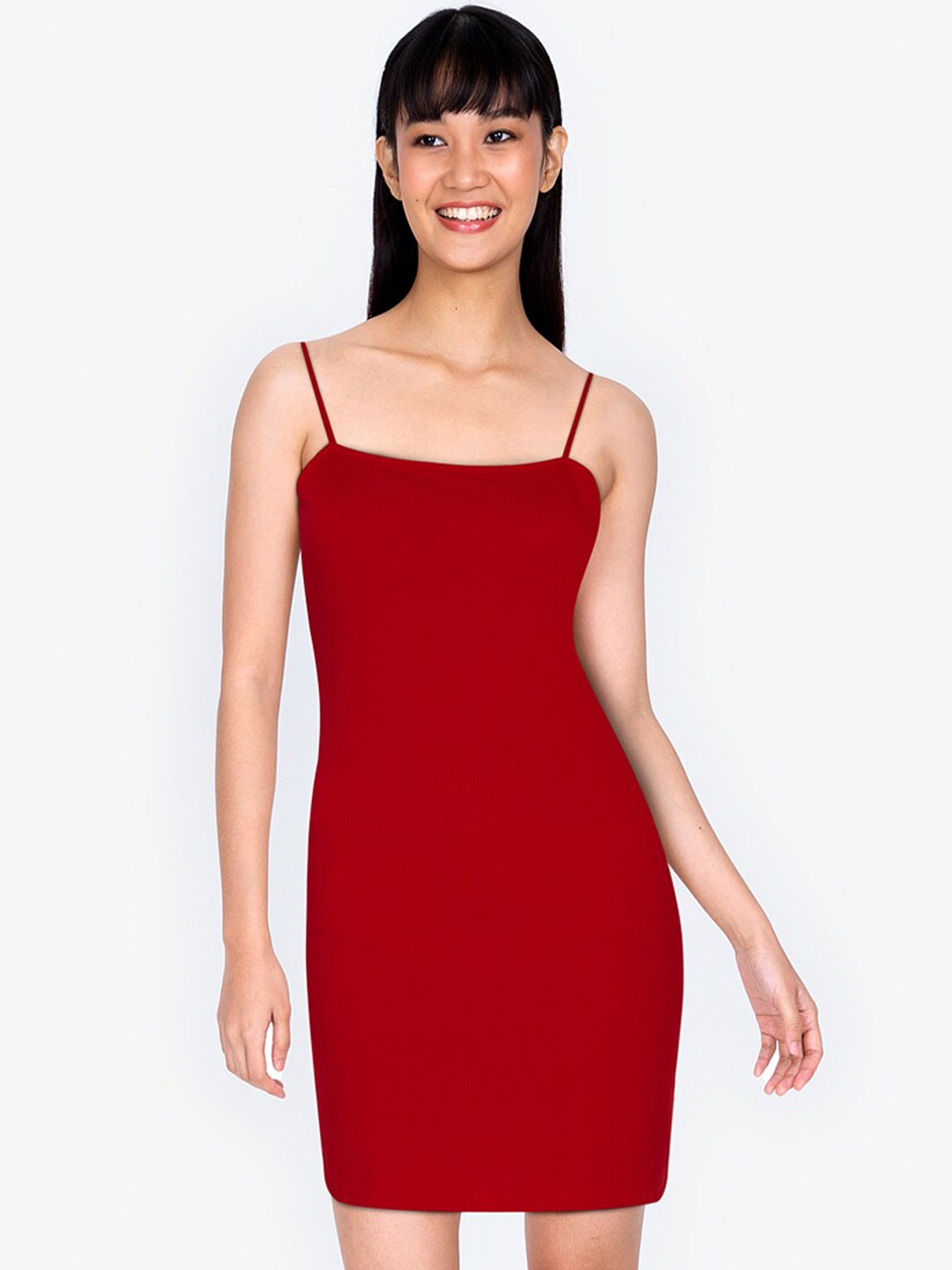 

ZALORA BASICS Orange Bodycon Mini Dress
