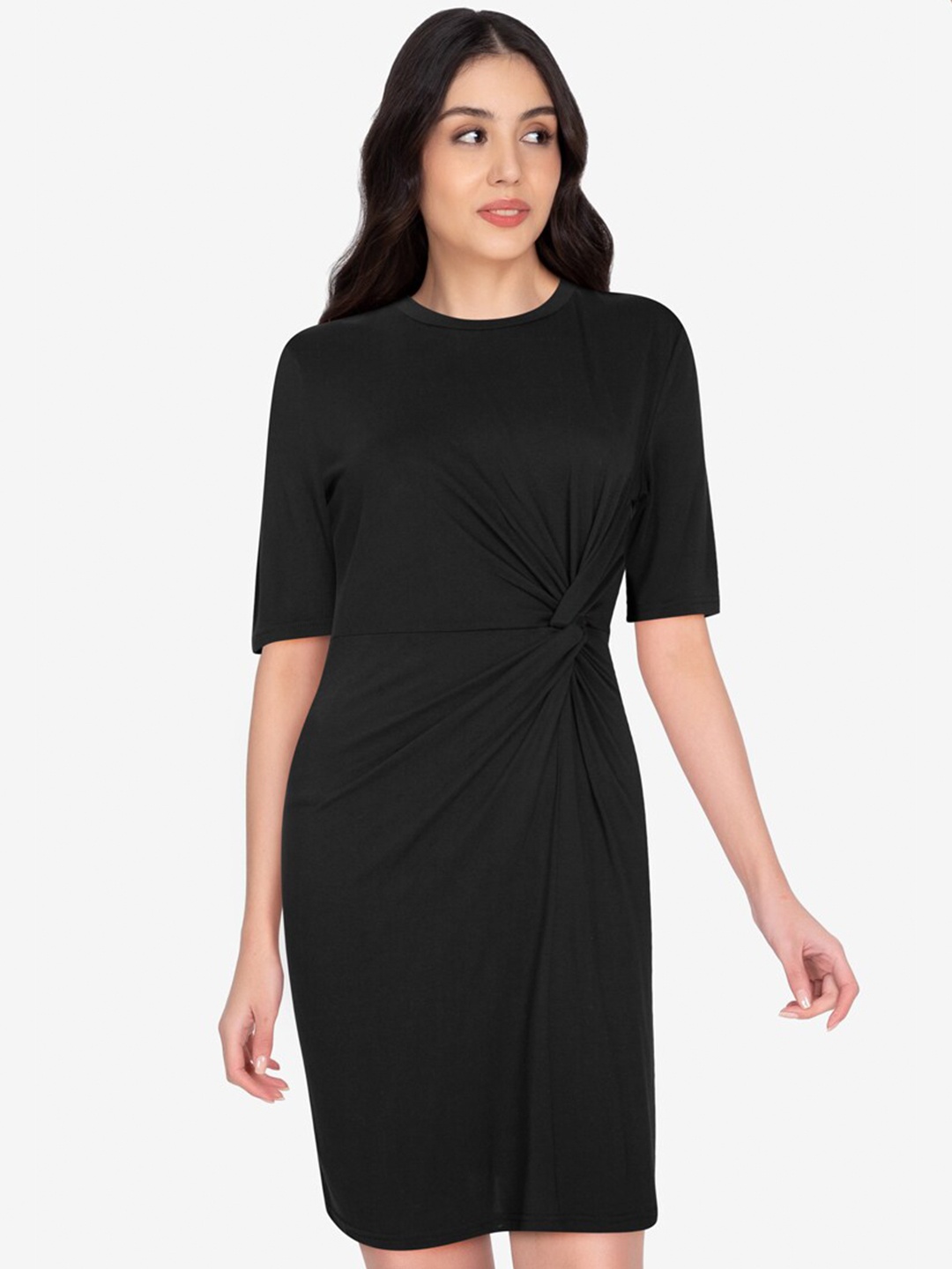 

ORIGIN BY ZALORA Woman Black Sheath Dress