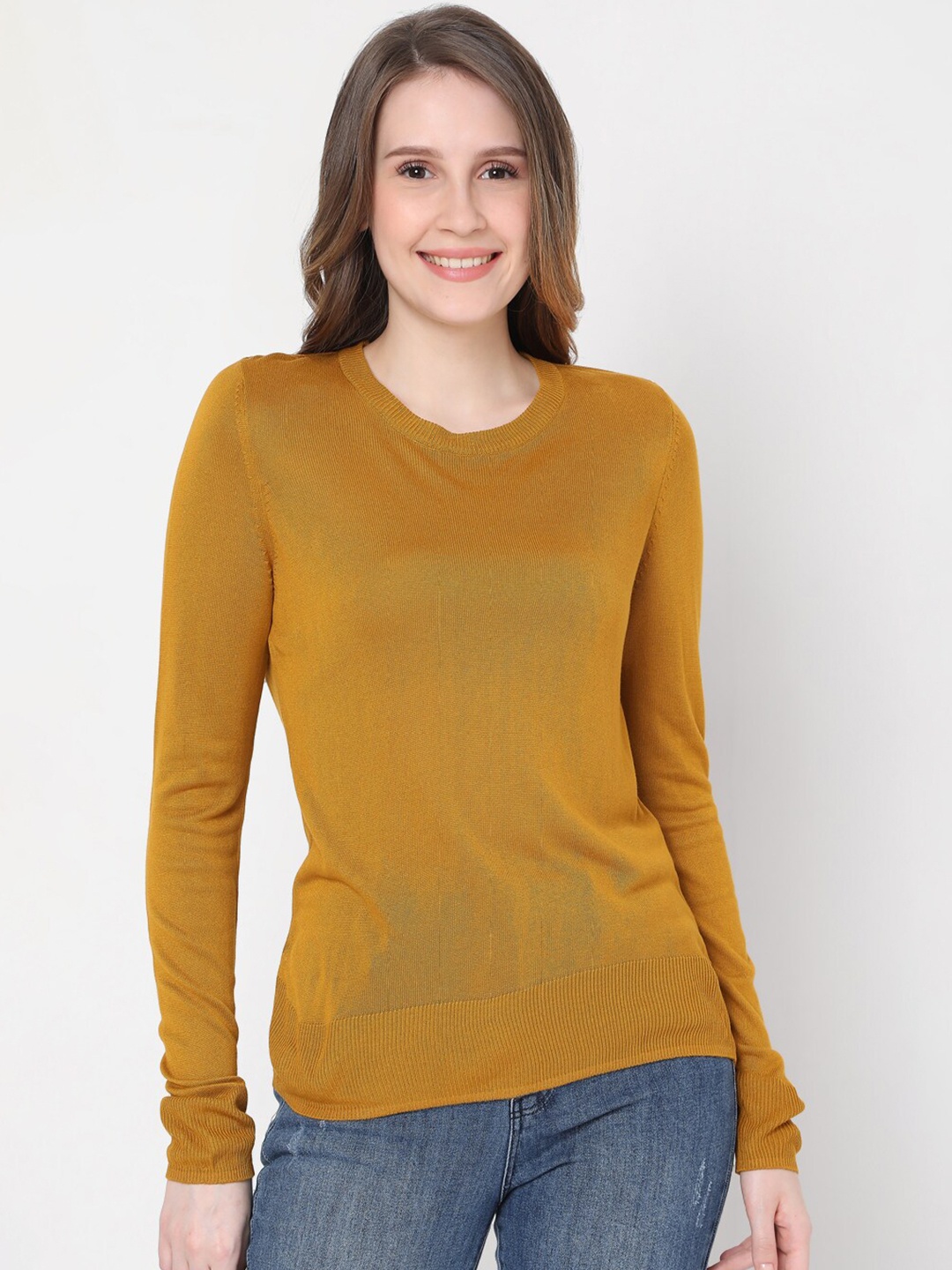 

Vero Moda Women Mustard Pullover