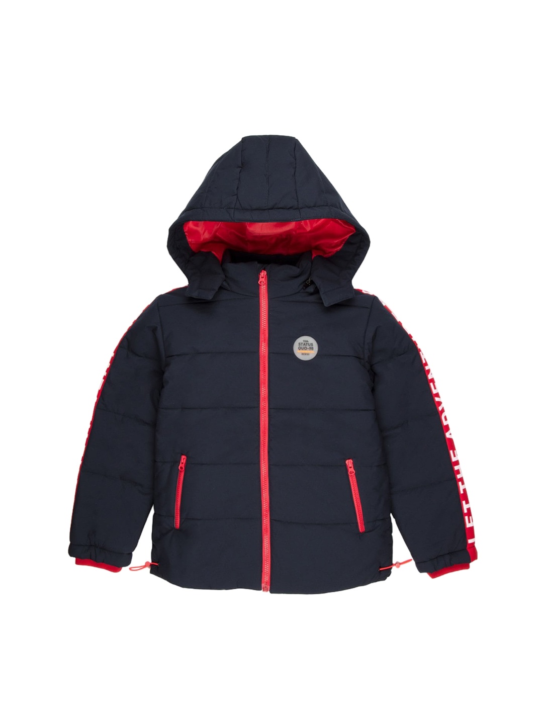 

Status Quo Boys Black Red Padded Jacket
