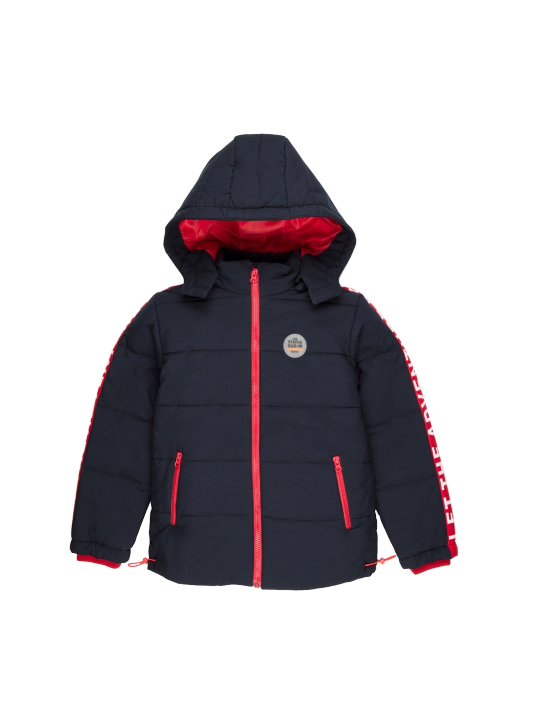 

Status Quo Boys Black Pink Padded Jacket
