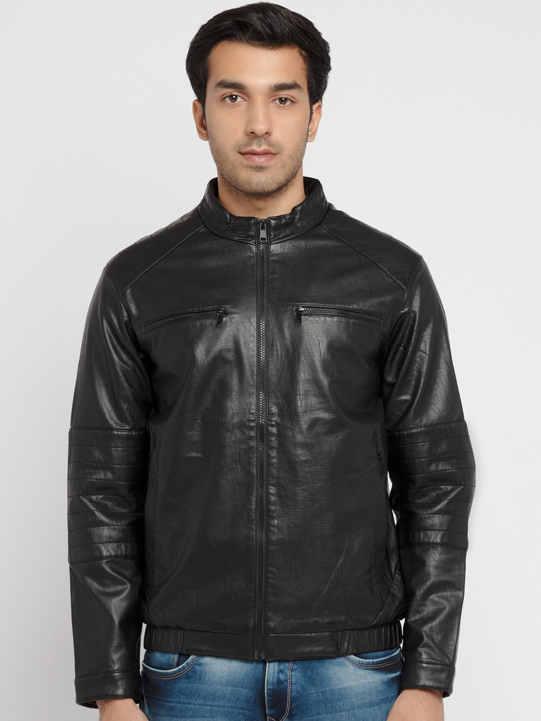 

Status Quo Men Black Biker Jacket