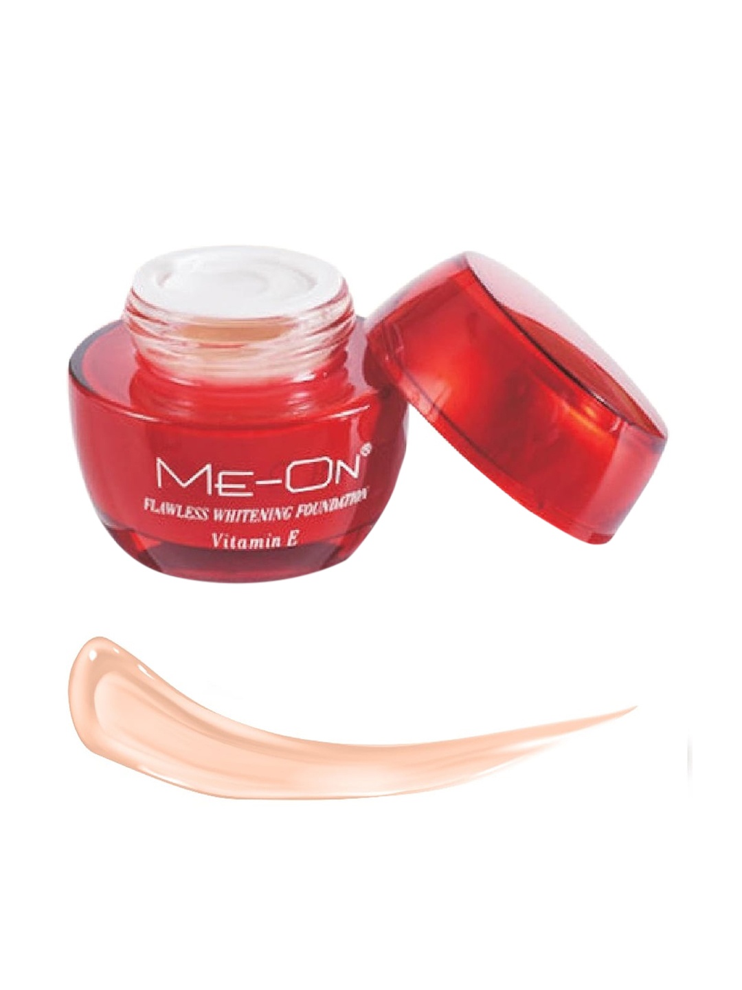 

ME-ON Flawless Whitening Foundation with Vitamin E 50g - Skin Beige 23, Red