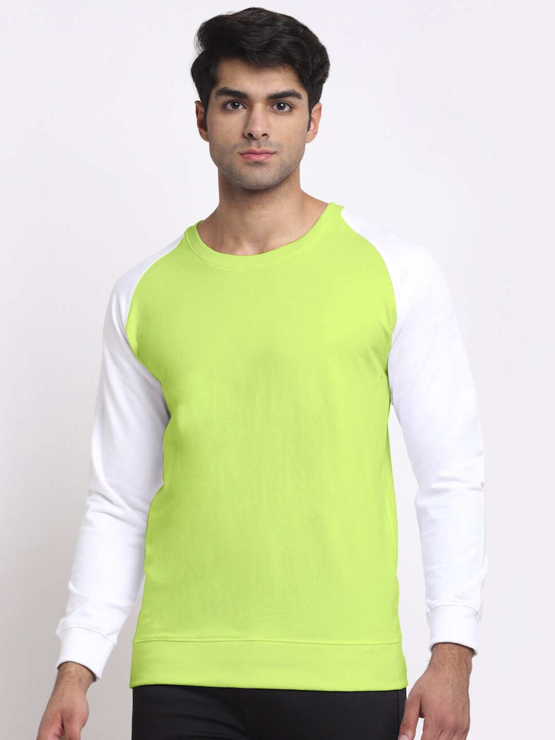 

Friskers Men Lime Green Sweatshirt
