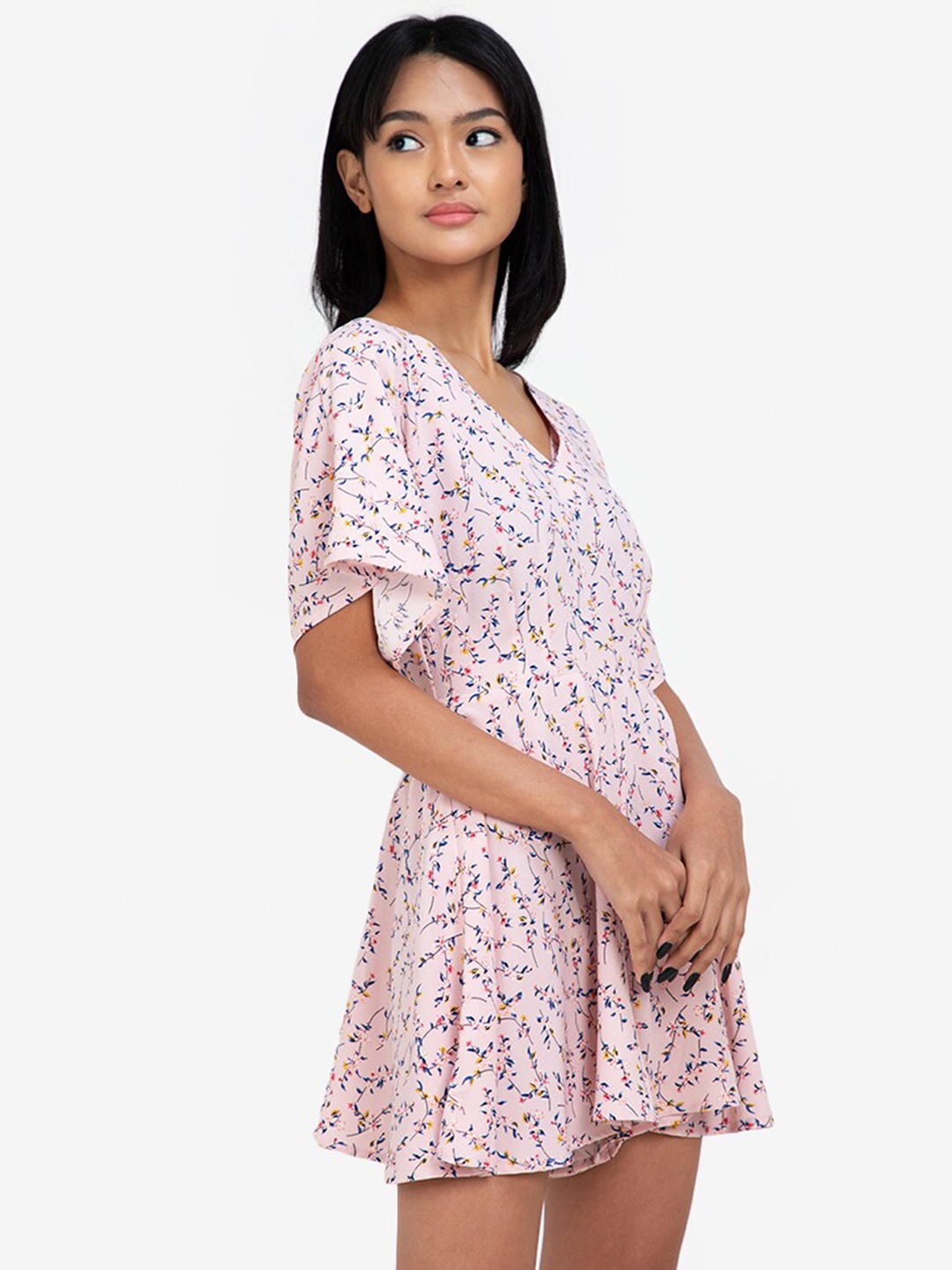 

ZALORA BASICS Multicoloured Printed Jumpsuit, Multi