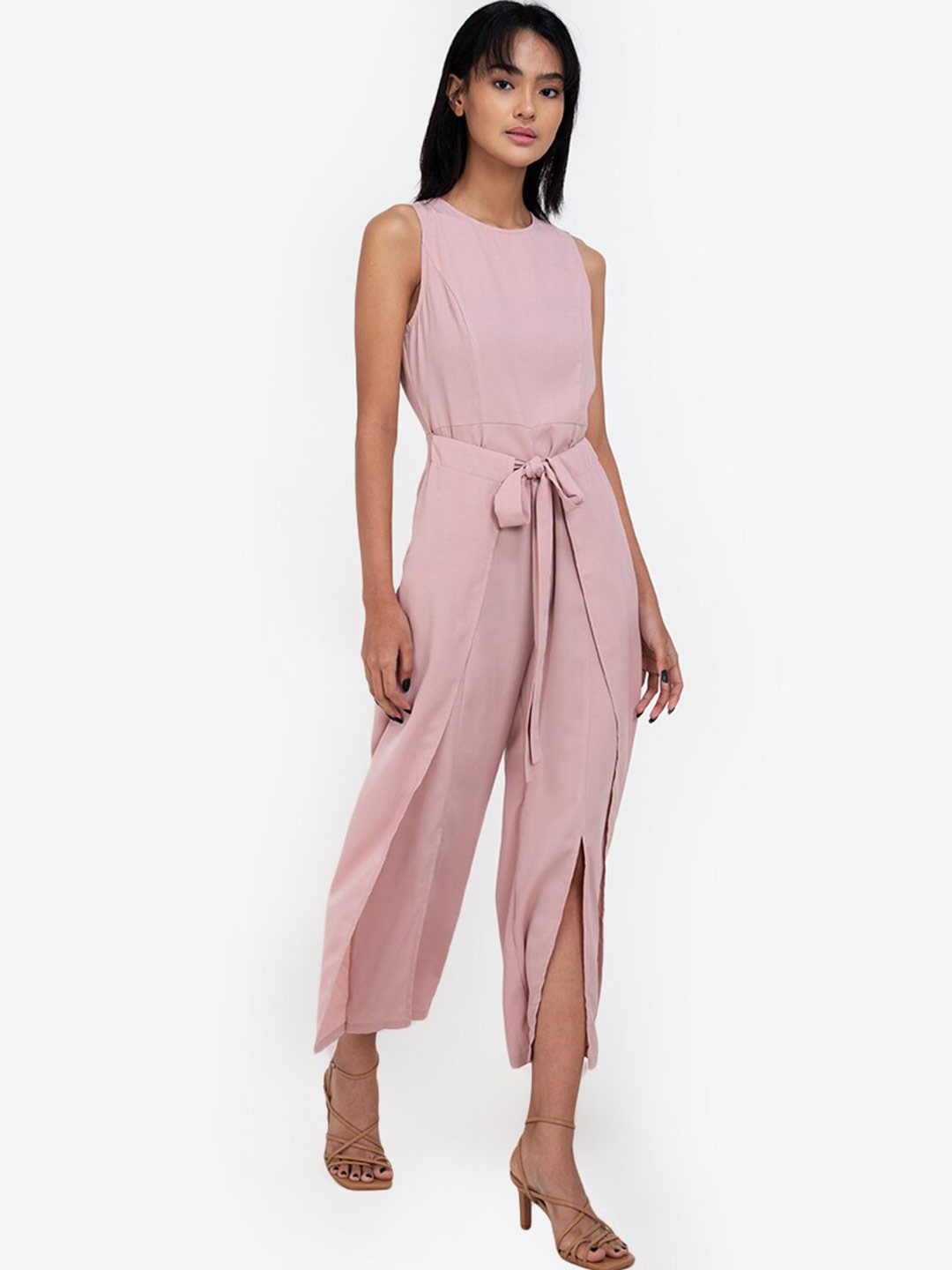 

ZALORA BASICS BASICS Pink Culotte Jumpsuit