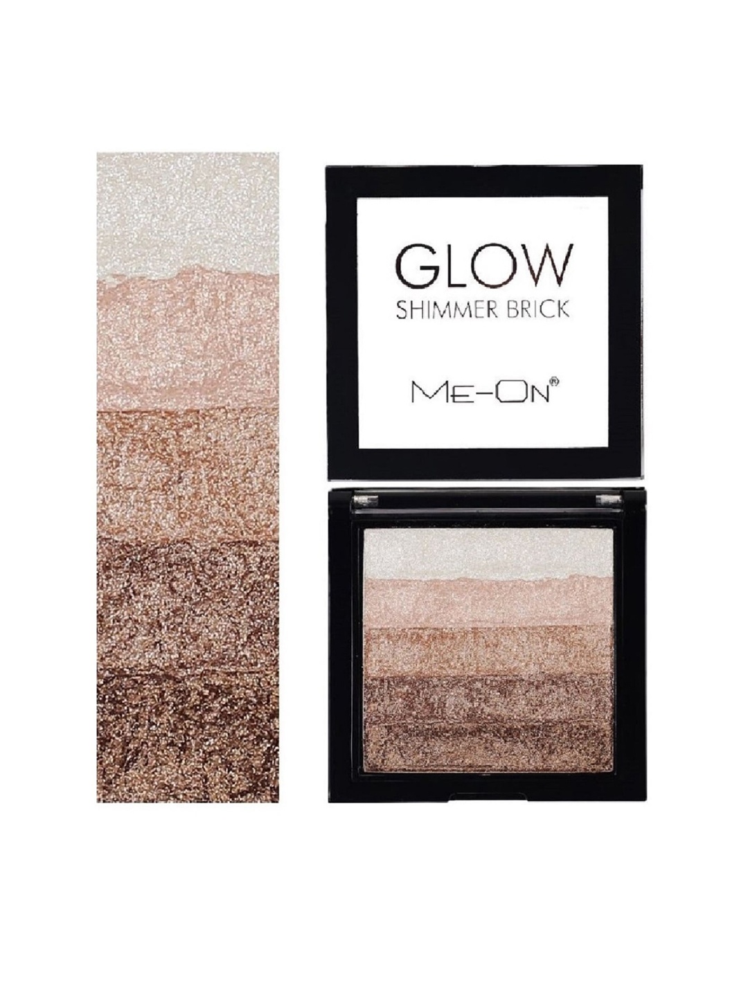 

ME-ON Glow Shimmer Brick Highlighter - Shade 01, Metallic