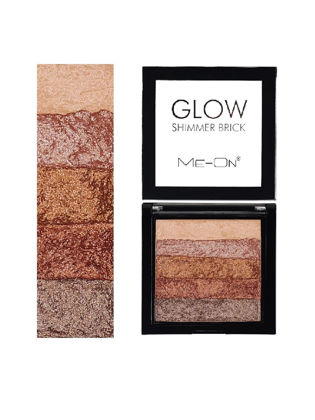 

ME-ON Glow Shimmer Brick Highlighter - Shade 02, Metallic