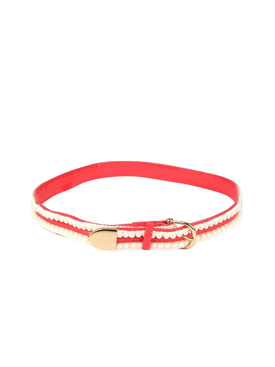 

Spiky Kids Red Embellished PU Belt