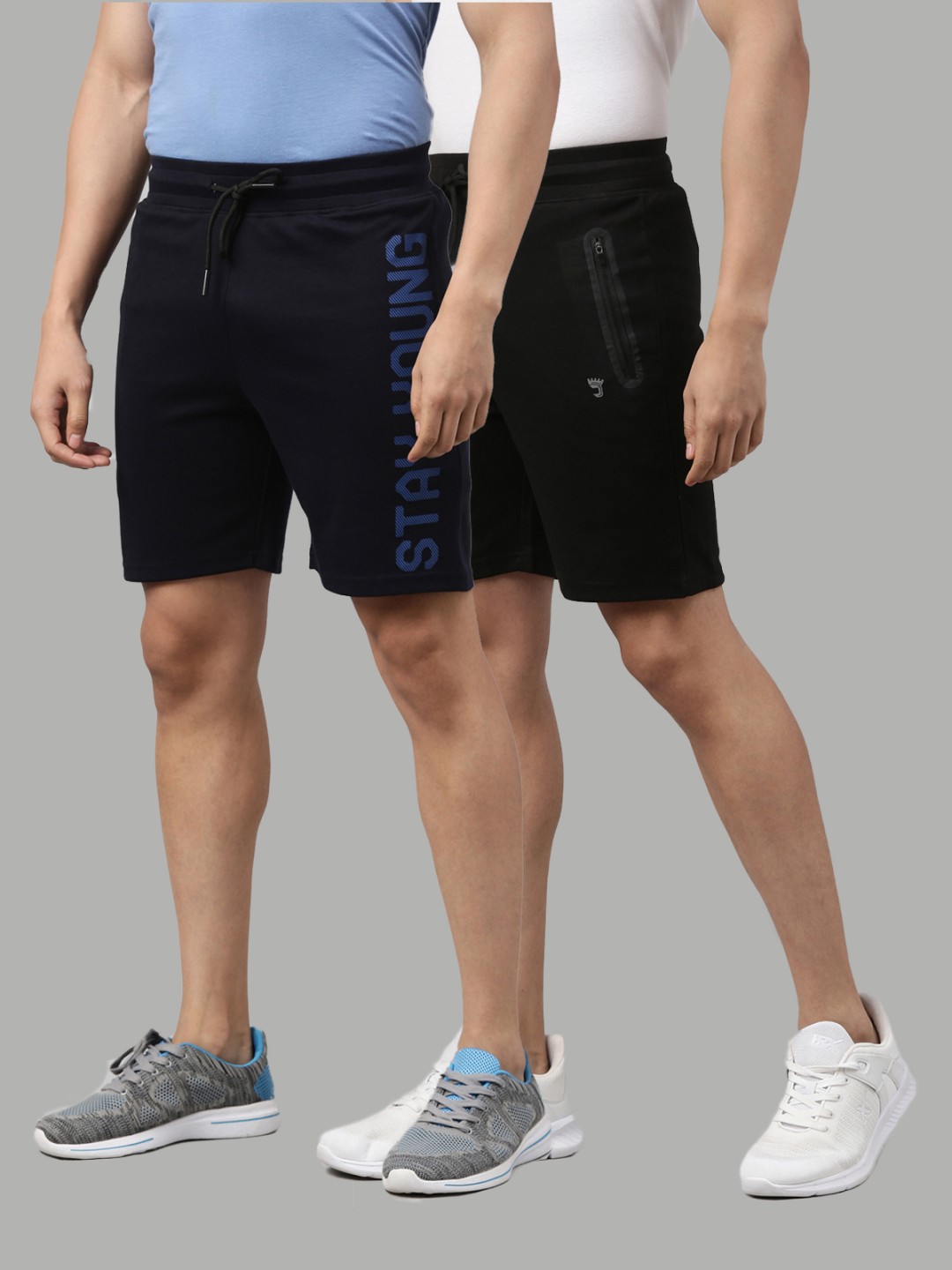 

Joven Men Pack of 2 Sports Shorts, Black