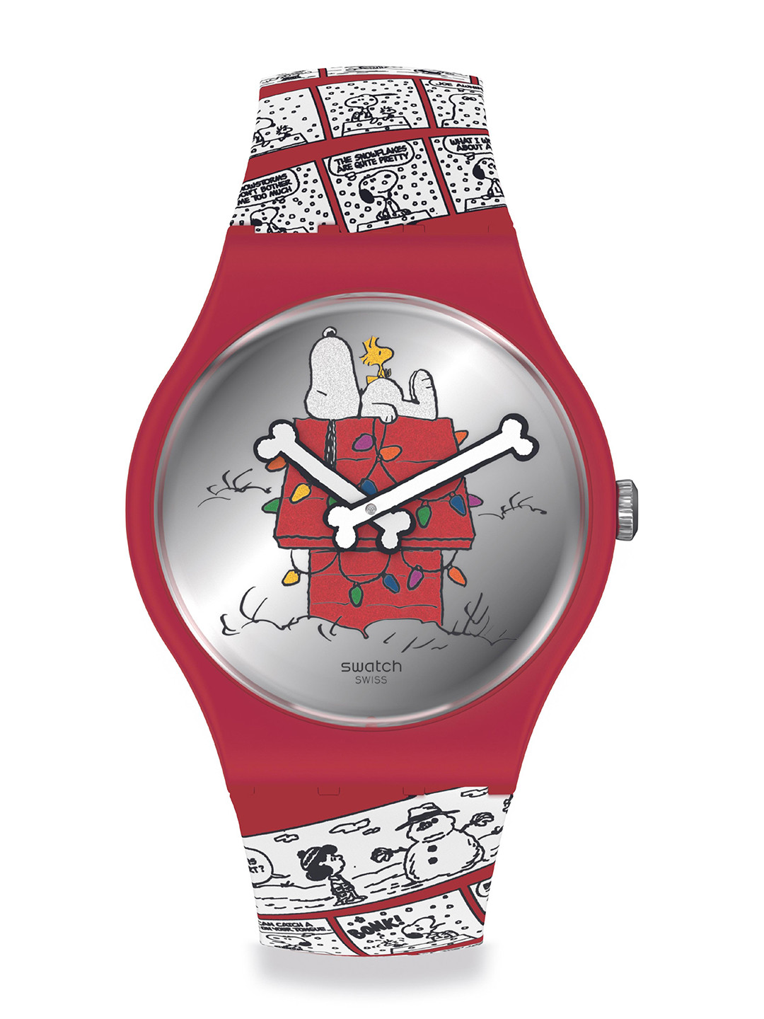 

Swatch Unisex Red Dial & Red Straps Analogue Watch SO29Z109_A