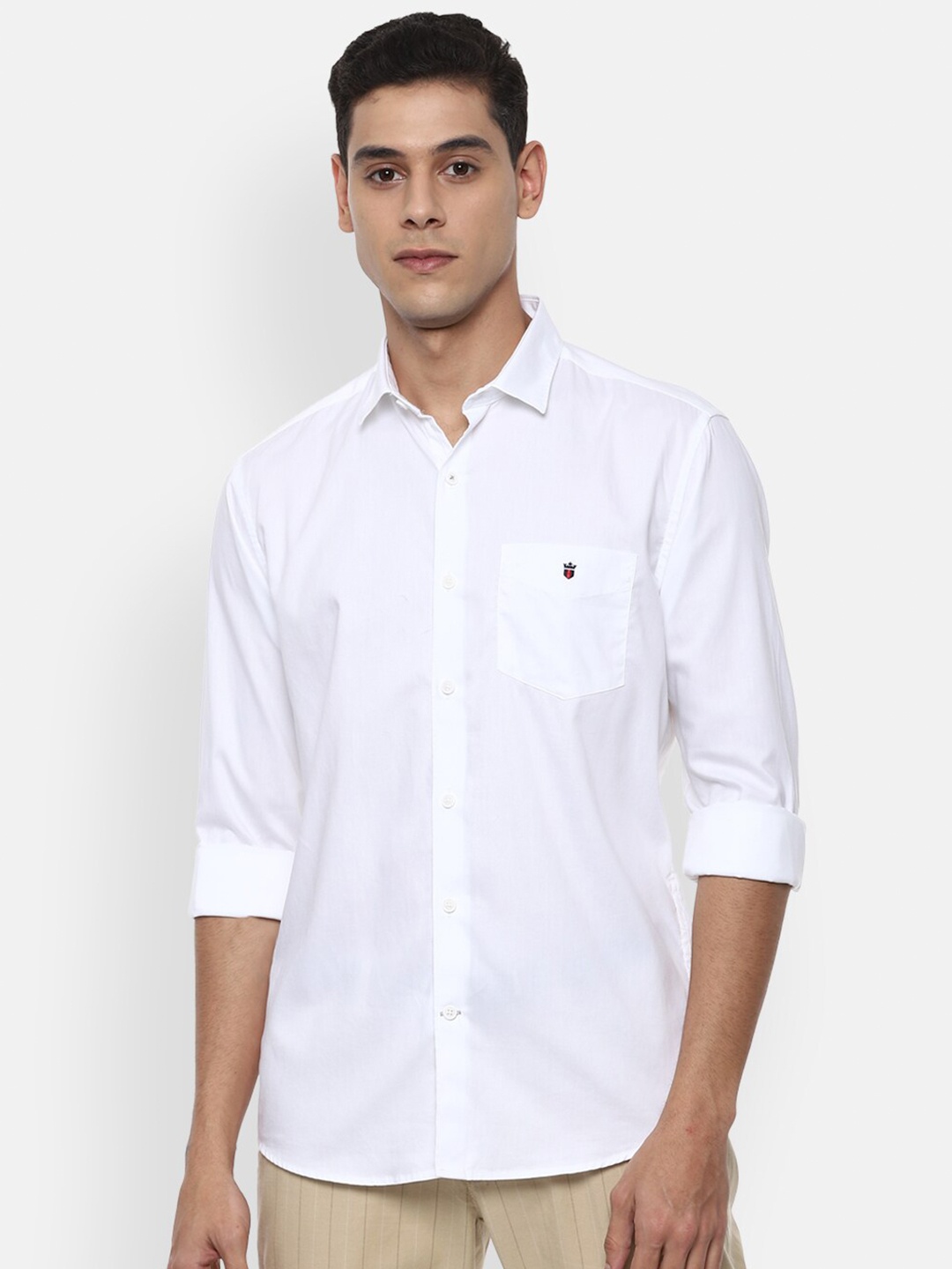 

Louis Philippe Sport Men White Slim Fit Casual Shirt