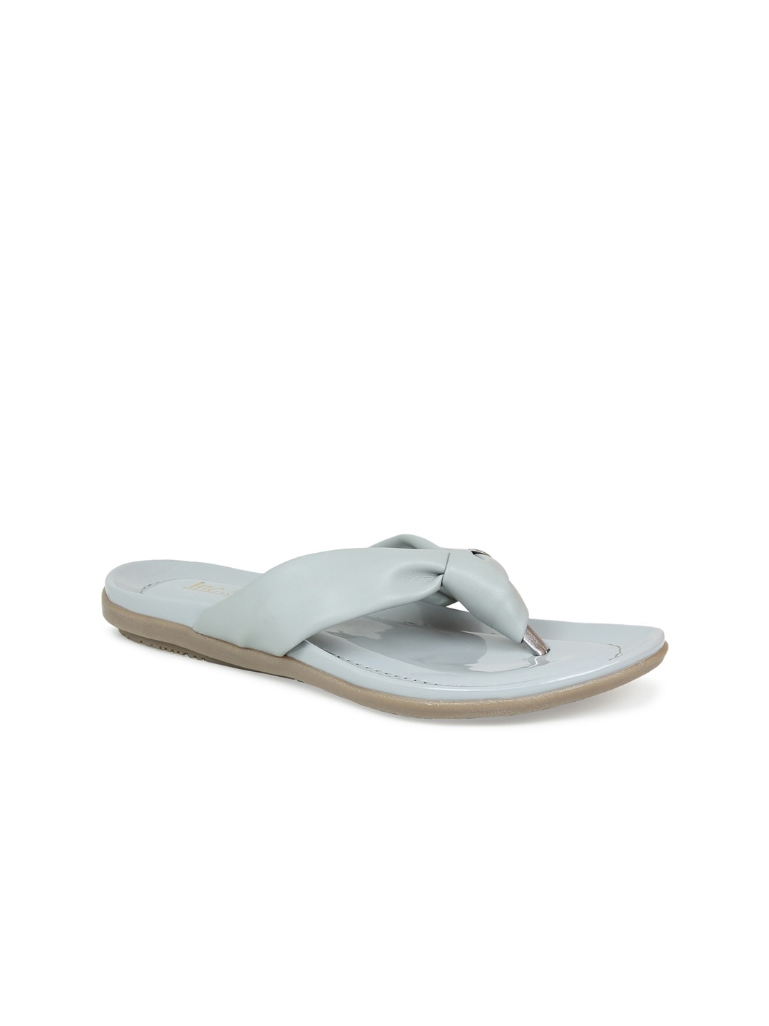 

Inc 5 Women Grey Open Toe Flats with Bows