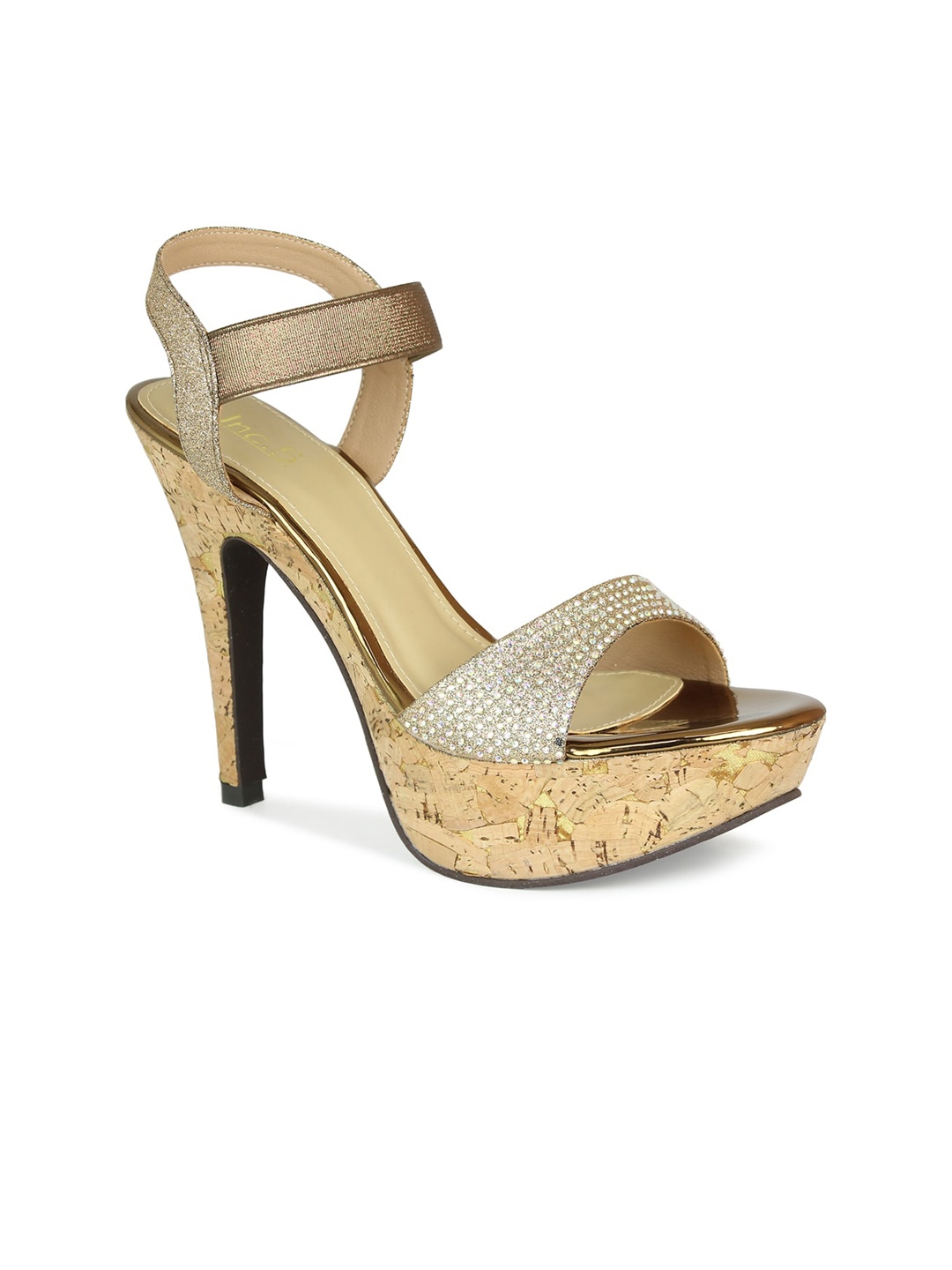 

Inc 5 Women Gold-Toned Party Platform Sandals