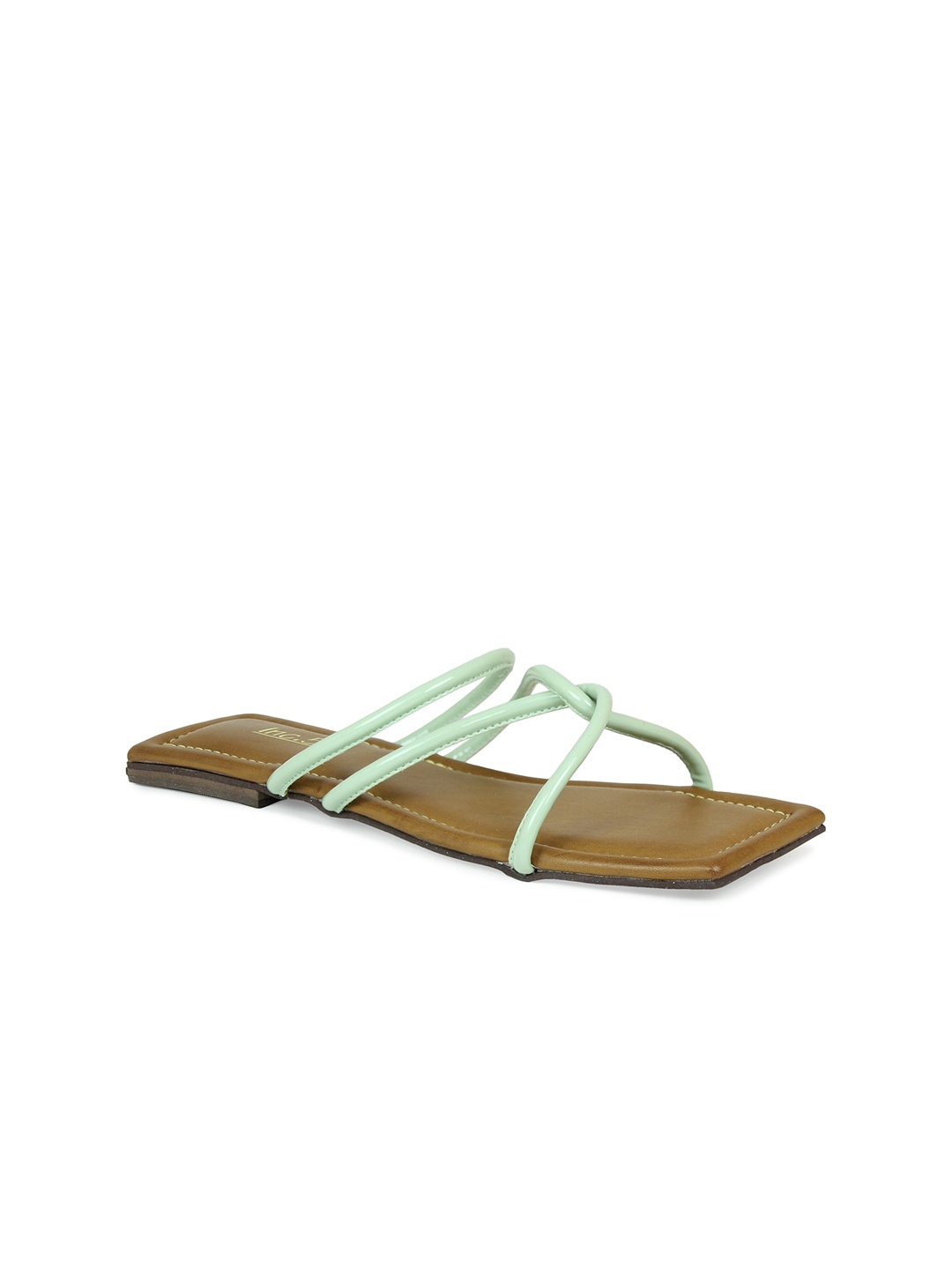 

Inc 5 Women Green Open Toe Flats