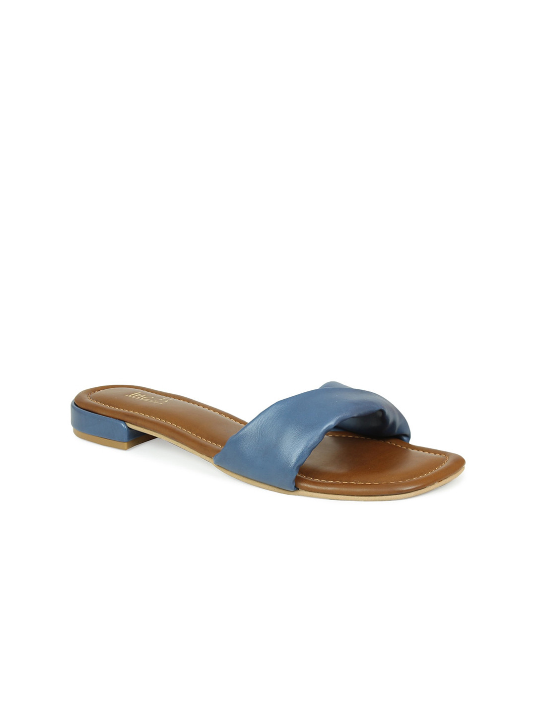 

Inc 5 Women Blue Open Toe Flats
