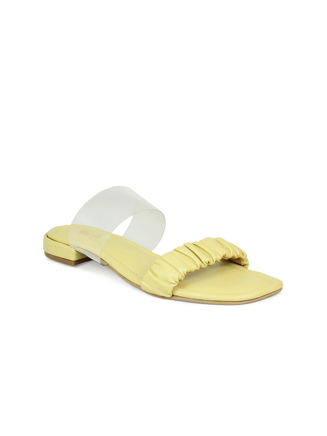 

Inc 5 Women Yellow Open Toe Flats