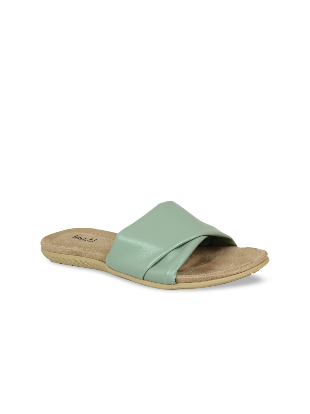 

Inc 5 Women Green Open Toe Flats
