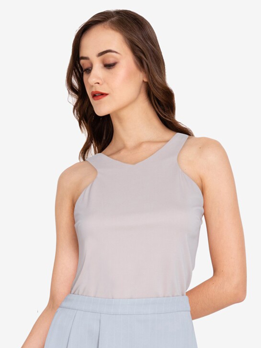 

ZALORA WORK White Sleeveless Top