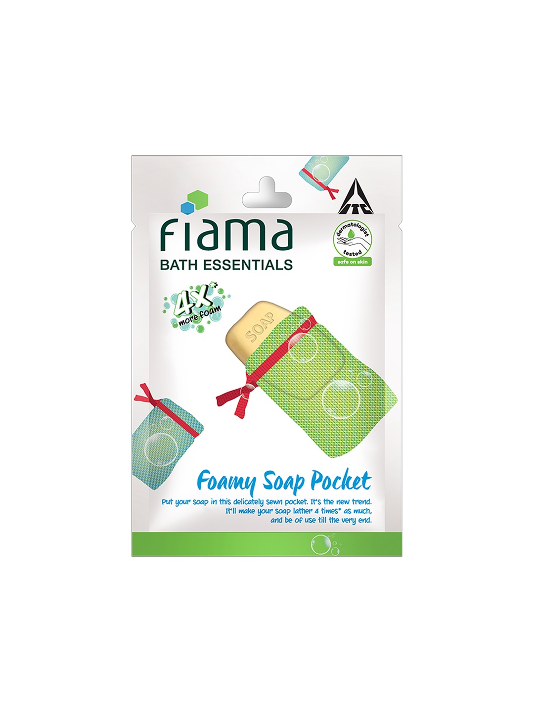 

Fiama Bath Essential Foamy Soap Pocket - Green