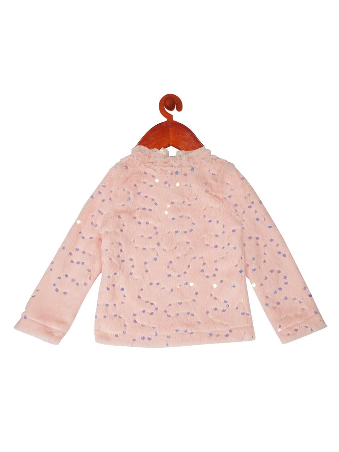 

Tiny Girl Peach-Coloured Embellished Sweatshirt