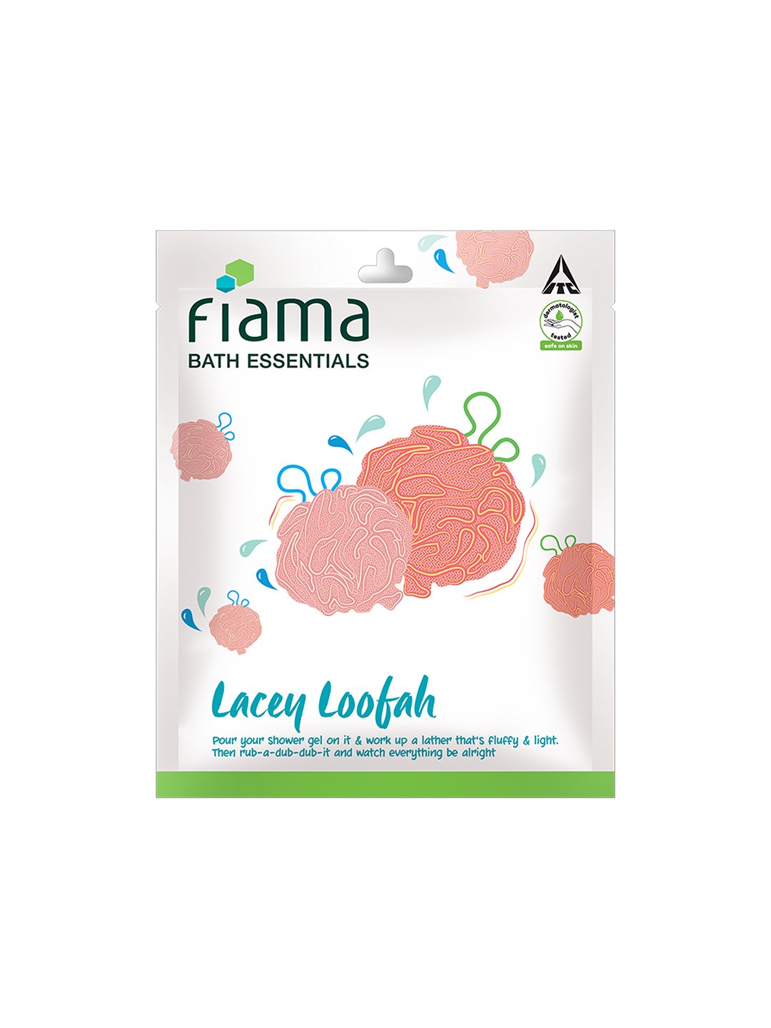 

Fiama Bath Essential Lacey Bath Loofah - Gold