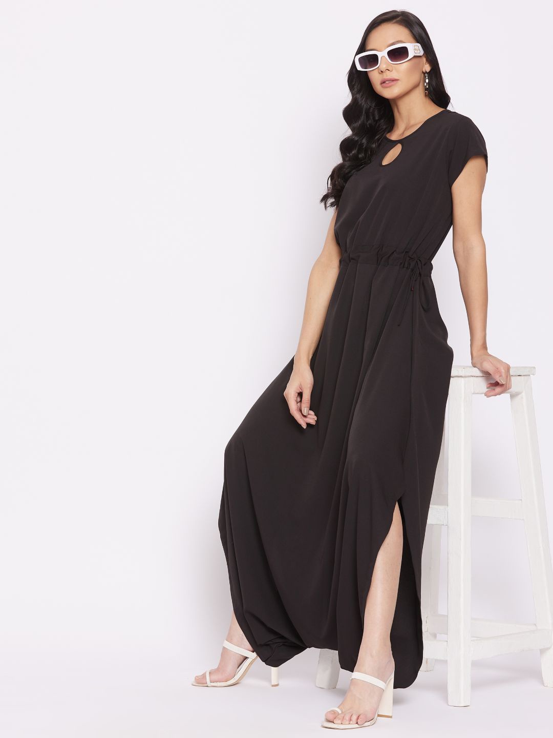 

Uptownie Lite Women Dhoti Jumpsuit, Black