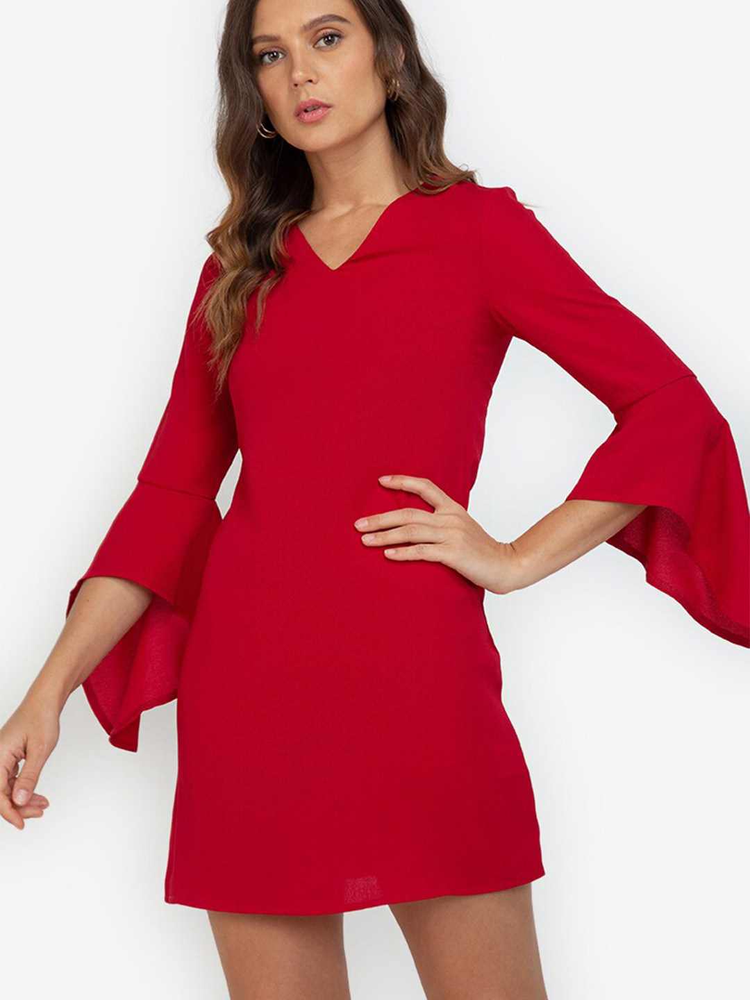 

ZALORA WORK Red Sheath Mini Dress