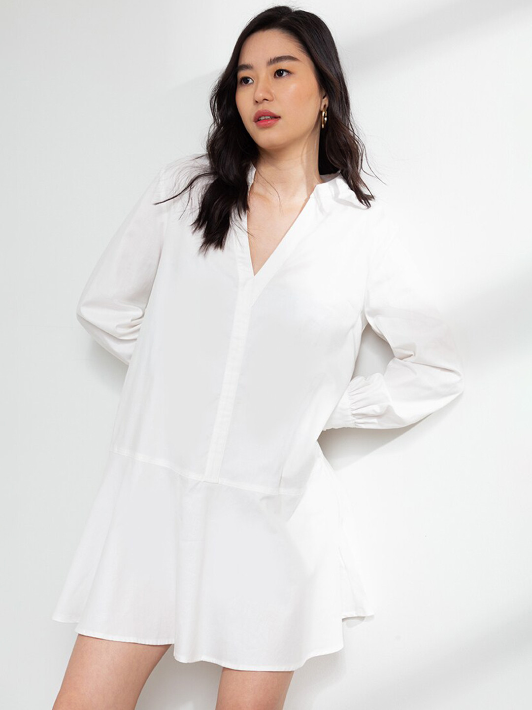 

Zalora White A-Line Mini Dress